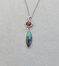 Hessonite Garnet and Sonoran Sunrise Drop Pendant.