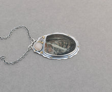 Reserved. Morrisonite, Fancy Moonstone, and Brown Diamond Statement Necklace. OOAK