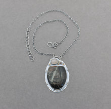 Reserved. Morrisonite, Fancy Moonstone, and Brown Diamond Statement Necklace. OOAK
