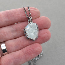 Chunky Freeform Aquamarine Nugget Necklace.