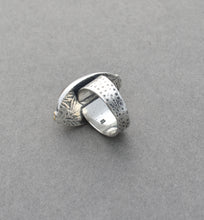 Montana Agate Ring. High Dome. Size 7.5