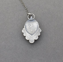 Moonstone Pendant with Crescent Accents.