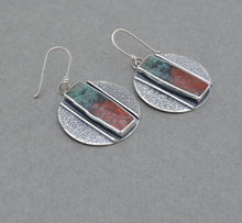 Sonoran Sunrise Rustic Textured Disc Earrings.