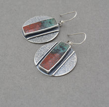 Sonoran Sunrise Rustic Textured Disc Earrings.