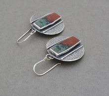 Sonoran Sunrise Rustic Textured Disc Earrings.