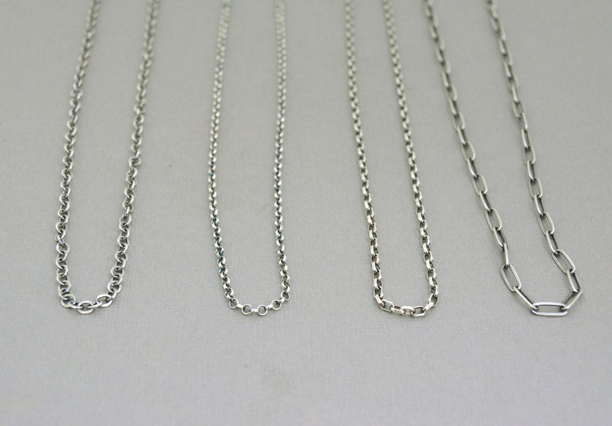 Sterling Silver Chain. Adjustable. Add a Pendant. Jewelry