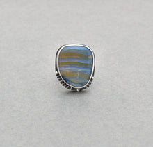 Boulder Opal Ring. Ripple Effect. Size 8.