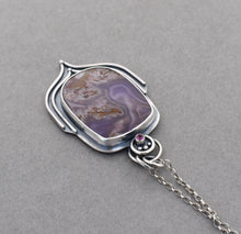 Agua Nueva Pendant. Purple Blossom Jewelry.