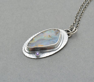 Boulder Opal Pendant.