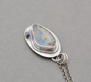 Boulder Opal Pendant.