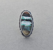 Opalized Wood Ring. Size 8.